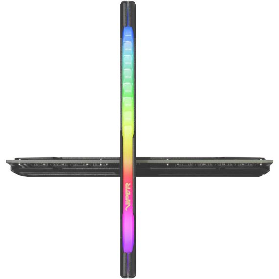 Модуль пам'яті для комп'ютера DDR4 64GB (2x32GB) 3600 MHz Viper Steel RGB Patriot (PVSR464G360C0K) | Зображення 1