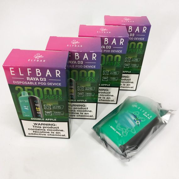 Elf Bar Raya D3 25000 смак Яблуко (Double Apple)
