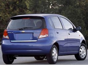 Кромка багажника (нерж.) HB для Chevrolet Aveo T200 2002-2008 гг