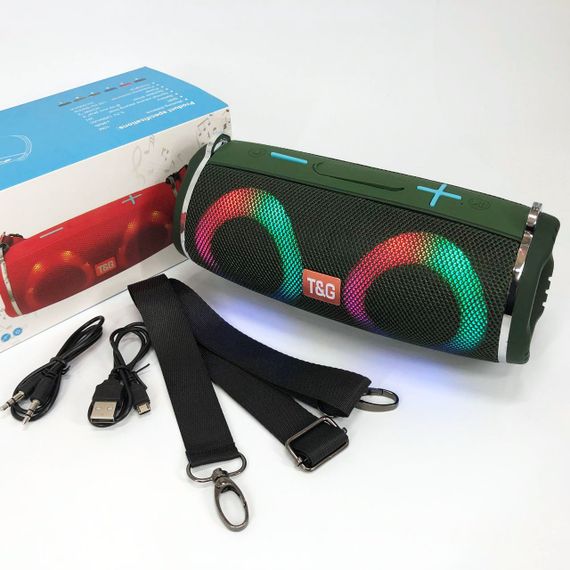 Блютуз-колонка з usb-портом TG642, Акумуляторна bluetooth колонка, Колонка з акумулятором FV-61 | Зображення 5