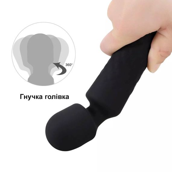 Вибратор для клиторальной стимуляции и массажа ( черный, USB) | Зображення 1