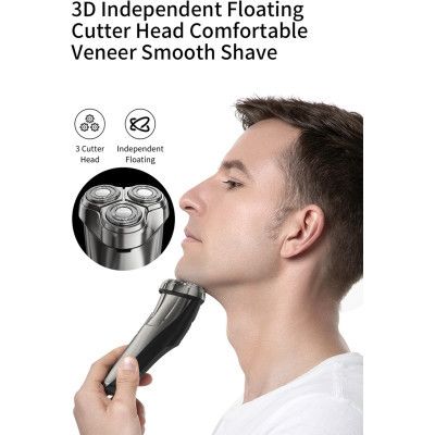 Электробритва Xiaomi Enchen Steel 3S Black/Gold | Зображення 9