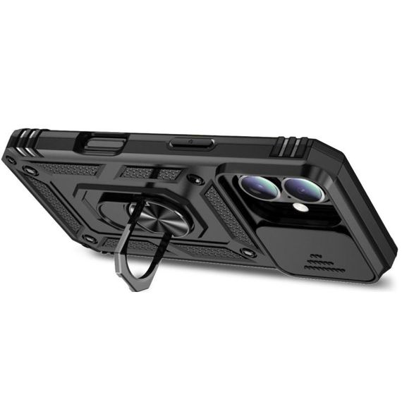 Чохол Ummi Camshield Serge Ring для Apple iPhone 16 (6.1") Чорний / Black | Зображення 2