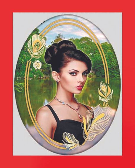 РИТУАЛЬНАЯ ТАБЛИЧКА ОВАЛ С АЛЮМИНИЯ 13х18 | Зображення 2