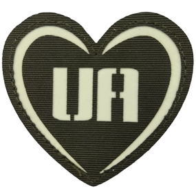 Патч / шеврон Люблю Украину UA Laser Cut хаки