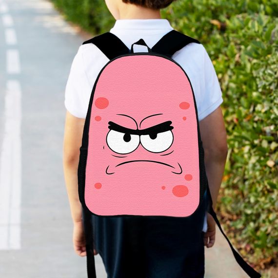 Рюкзак детский Губка Боб Патрик Стар 34х27см,городской ранец для мальчика (00512)