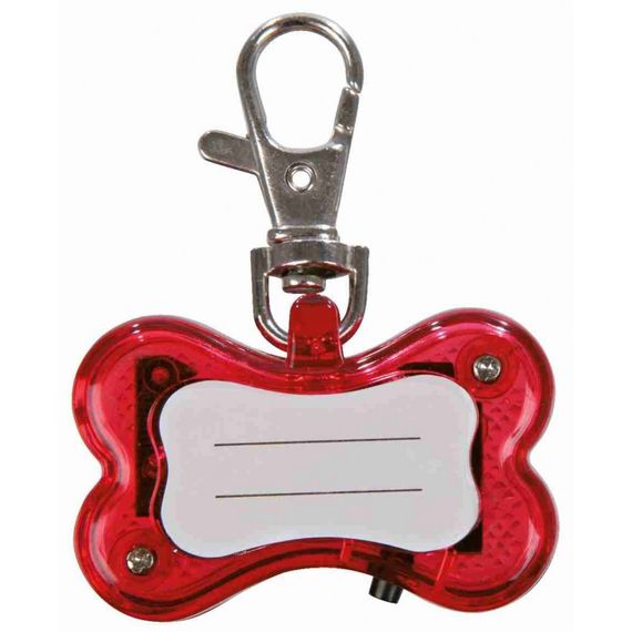 Брелок-ліхтарик Trixie для собак Кісточка з адресницею пластик 4,5х3 см | Зображення 1