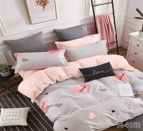 Комплект постільної білизни Тіротекс євро 200х215 см I love you (R-4162)