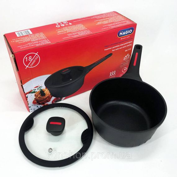 Легка у використанні сковорідка, Зручна сковорідка для індукційної плити, Індукційні сковорідки AI-64 | Зображення 3