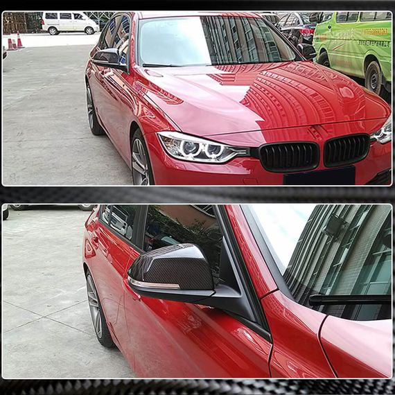 Кришки дзеркал V2 (Карбон) для BMW 1 серія F20/21 2011-2019 рр | Зображення 2
