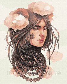 Картина по номерам "Облачные мысли" ©lesya_nedzelska_art Идейка KHO4995 40х50 см