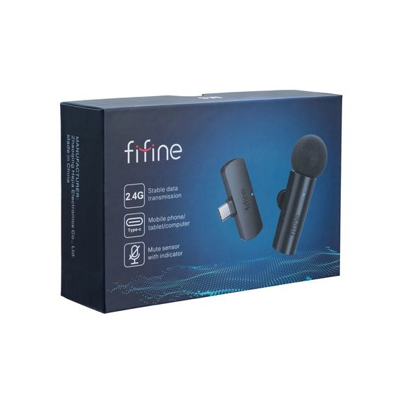 Мікрофон Fifine M6 Wireless Black (M6) | Зображення 4
