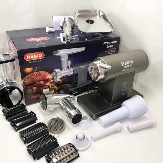 М'ясорубки з реверсом MAGIO MG-271, М'ясорубки для ресторанів Електрична універсальна 'ясорубка VU-60 | Зображення 4