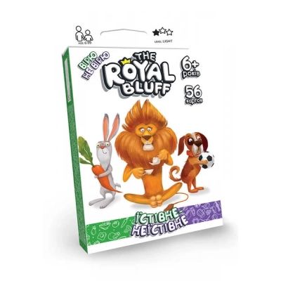 Настольная игра Danko Toys Верю не верю (The Royal Bluff) съедобное-несъедобное (укр.) (RBL-02-01U)