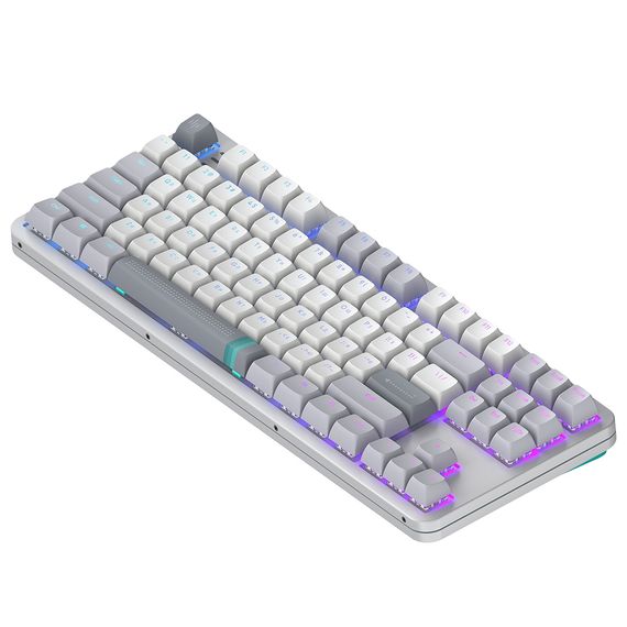 Клавіатура Dark Project ALU87 Daylight ABS RGB Mech G3MS Zircon White/Grey (DPKB_DAYLIGHT_87_ANSI_UA) | Зображення 2