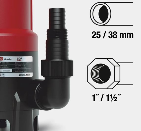 Дренажний насос Gardia GDP 550 | Зображення 2