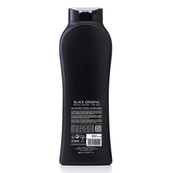 Гель для душа Tulipan Negro Shower Gel - Black Ginseng (650 мл) | Зображення 1