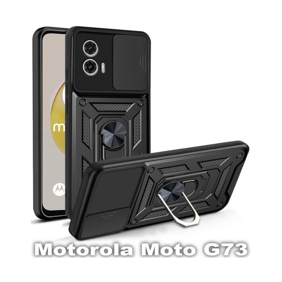 Чохол до мобільного телефона BeCover Military Motorola Moto G73 Black (709982) | Зображення 5