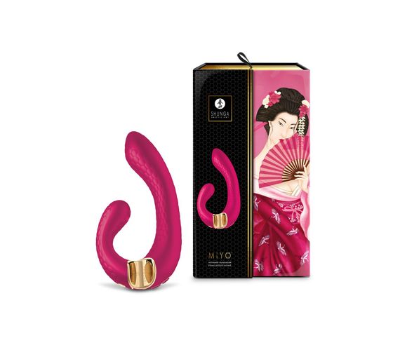 Вібратор-кролик Shunga Miyo Raspberry | Зображення 6