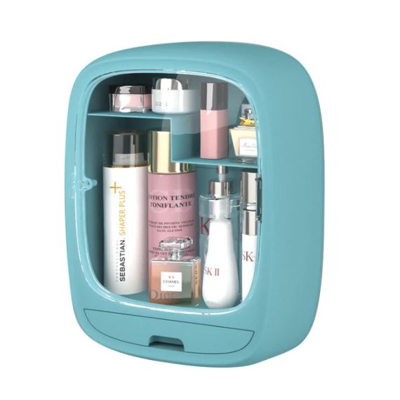Органайзер для косметики настінний U-Beauty Wall Cosmetic Box підвісний б'юті бокс із прозорими дверцятами та ящик | Зображення 3