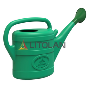 Лійка садова 6л пластик зелена LITOLAN