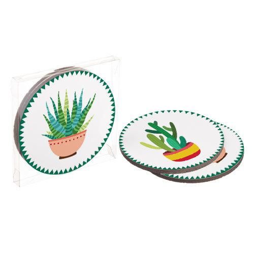 Підставки під гаряче Coaster Кактуси (корок) 10 см