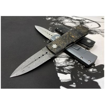 Нож Maserin Daga, Elmax, fat carbon, золотистий (372/G) | Зображення 3