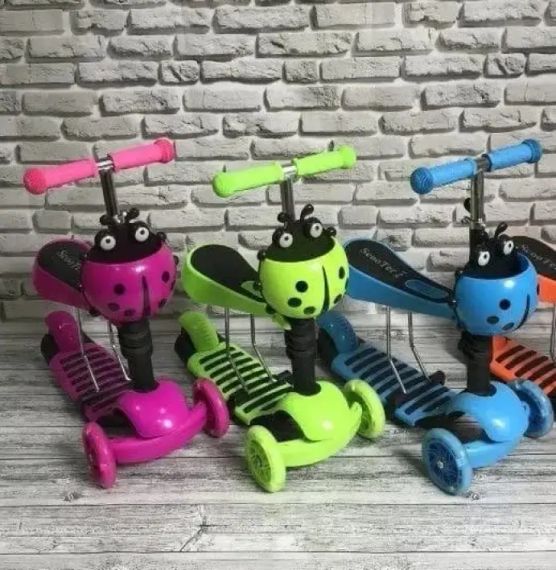 Детский самокат Best Scooter 5в1  Божья коровка | Зображення 9