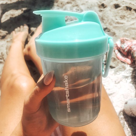 Спортивний шейкер SmartShake Original2GO 600ml Mint Green | Зображення 5
