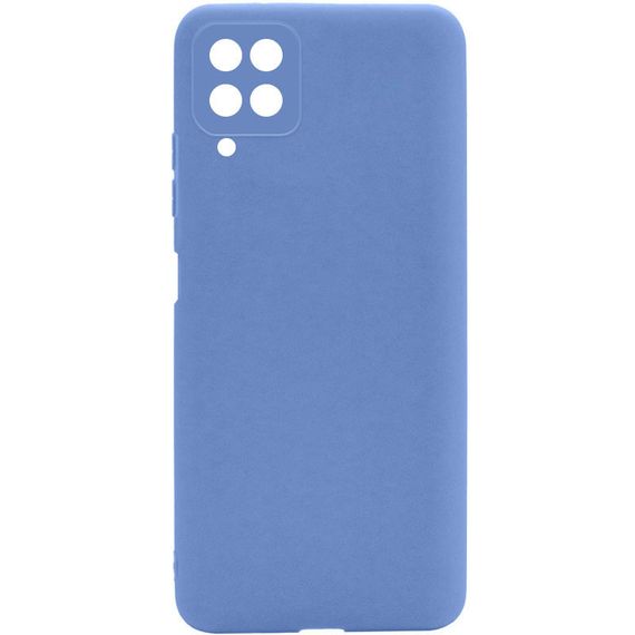 Силіконовий чохол Candy Full Camera для Samsung Galaxy M33 5G Блакитний/Mist blue