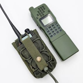 Підсумок під рацію полікордура Олива Molle чохол тримач для радіостанції