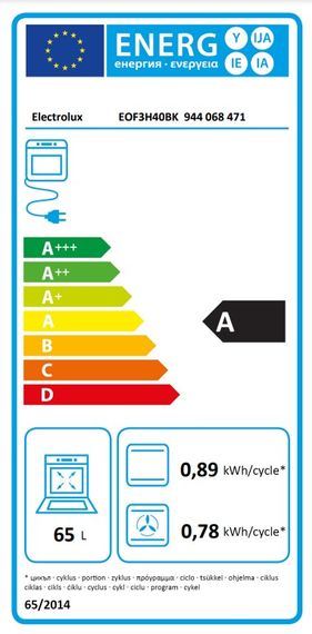 Духова шафа Electrolux електрична EOF3H40BK | Зображення 6