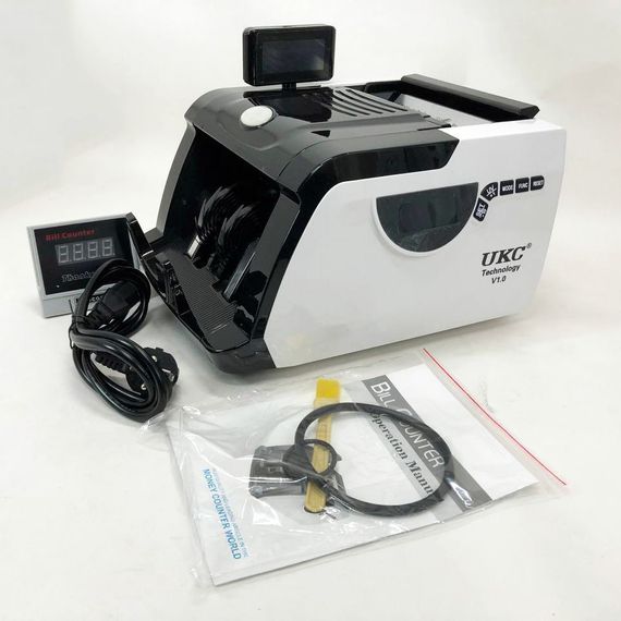 Счетная машинка для денег, счетчик банкнот Bill Counter GR-6200 c YS-553 детектором UV | Зображення 8
