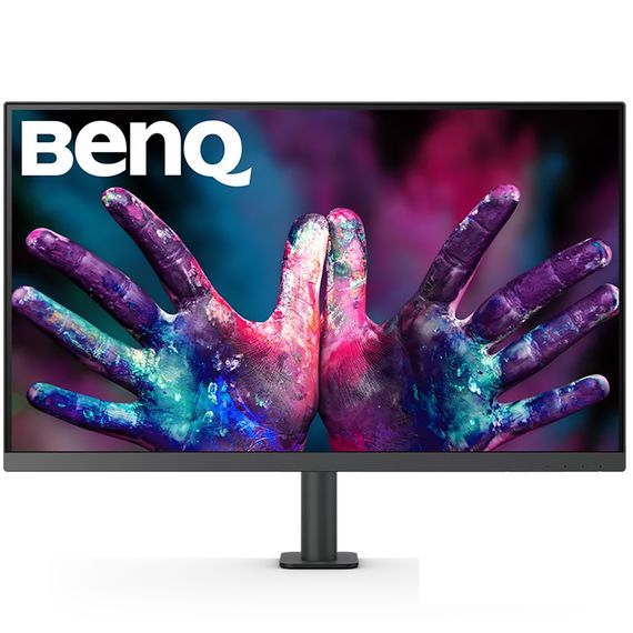 TFT 31.5" BenQ PD3205UA, IPS, 4K UHD, 99% sRGB, HDMI, DP, USB-С, USB-hub, HAS, колонки, темно- сірий | Зображення 1