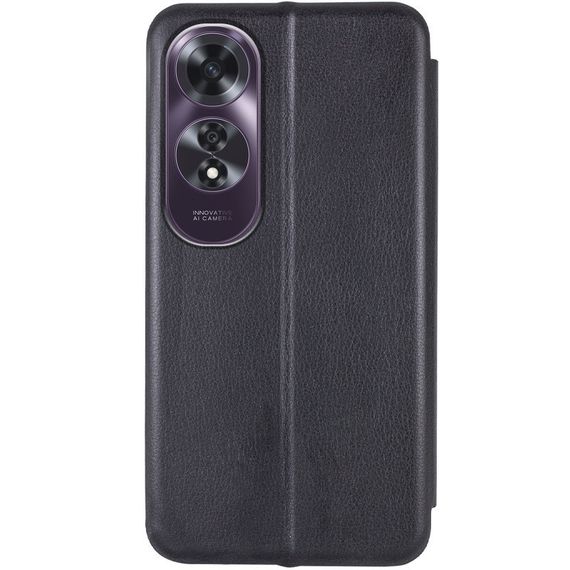 Шкіряний чохол-книжка Classy для Oppo A60 4G Чорний | Зображення 1