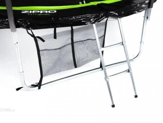 Батут із внутрішньою сіткою Zipro Jump Pro 8 футів 252 см чорно-зелений (5902659840714) | Зображення 2