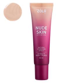 Тональна основа ZOLA Nude Skin natural hydrating effect - 01 Light (30 ml)