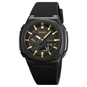 Чоловічий годинник Skmei 2091BKGDBK Black-Gold-Black