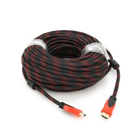 Кабель Merlion HDMI-HDMI 30m, v1.4, OD-7.4mm, 2 фильтра, оплетка, Q20