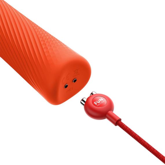 Вібромасажер Fun Factory VIM Vibrating Wand sunrise orange, суперпотужний та легкий, до 6 годин роботи sexstyle | Зображення 10