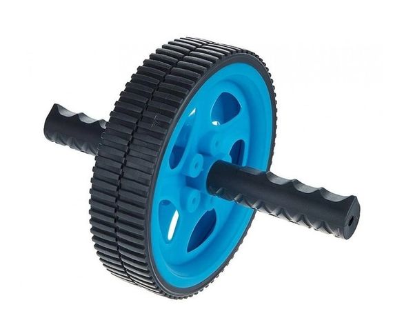 Ролик для преса LiveUP EXERCISE WHEEL чорний, сірий Уні 18см LS3160B
