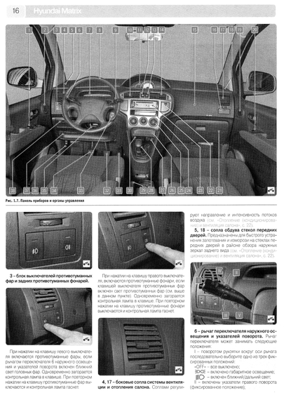 Hyundai Matrix. Руководство по ремонту и эксплуатации. Книга | Зображення 7