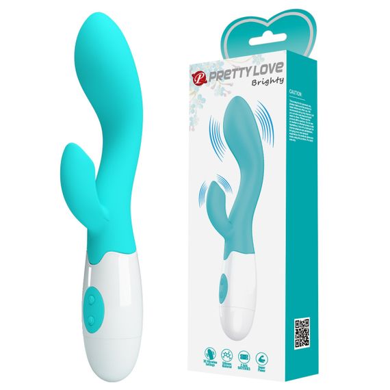 Вібратор PRETTY LOVE Brighty light blue, 30 function Sex Aura
