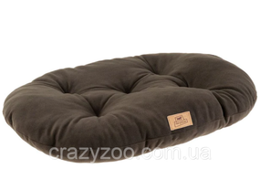Подушка для собак та котів Ferplast Relax Microfleece 55/4 темно-сіра 55x36 см 83305523
