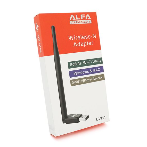 Бездротовий мережний адаптер з антеною Wi-Fi-USB LV-UW11RK-5DB MTK7601, 150Mbps, 2.4 GHz, Win10/8.1/8/7/XP,Mac OSX 10.7~10.10 and | Зображення 1