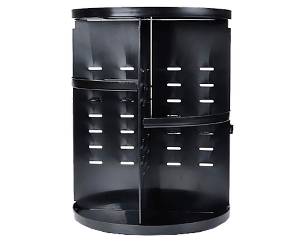 Органайзер для косметики що обертається 360° Rotation Cosmetic Organizer SX249 чорний пластиковий (lp-90122_378) | Зображення 6