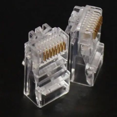 Коннектор RJ45 прозрачный A+ 100 шт | Зображення 3