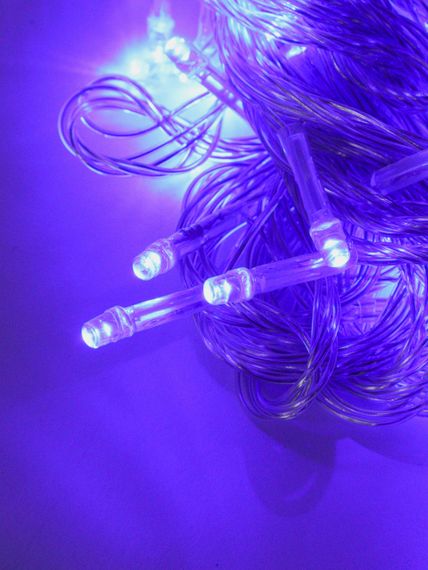 УЦЕНКА! Гирлянда 100LED 9м цв. белый провод (Плохая упаковка 2578) | Зображення 4