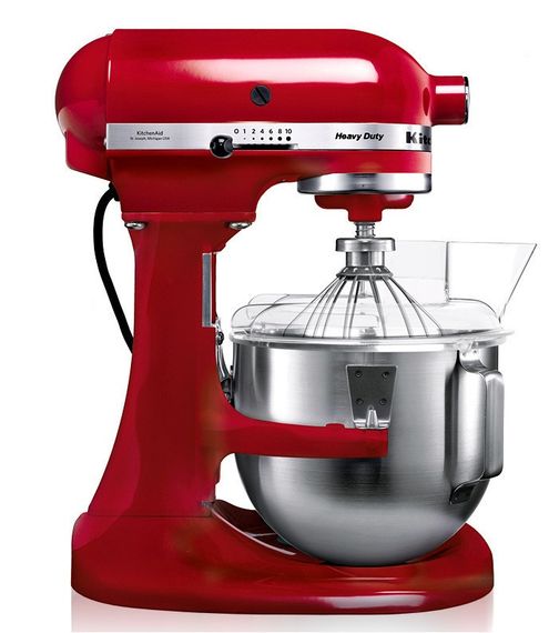 Професійний планетарний міксер KitchenAid Heavy Duty 5KPM5EER, 4.8 л, червоний | Зображення 1