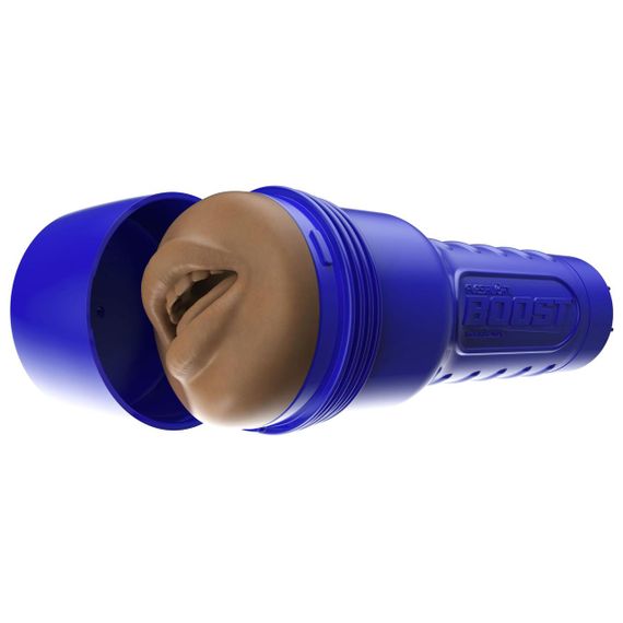 Мастурбатор-ротик Fleshlight Boost Blow Medium Dark Flesh, плаваючі кільця Turbo Tech sexstyle | Зображення 6